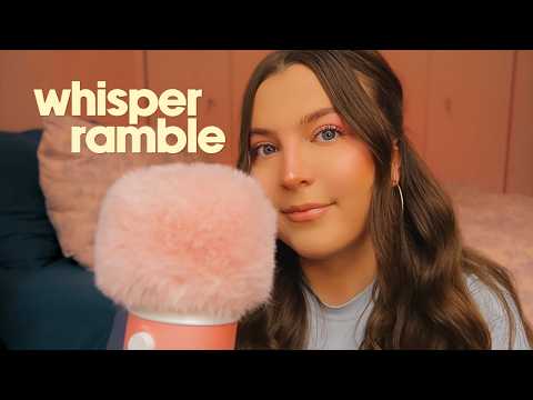 ASMR Whisper Ramble | Life + Channel Updates 💛