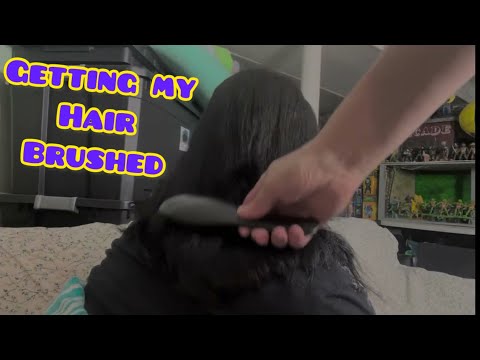 💜ASMR Close Up Hair Brushing No Talking ~ asmr hair brushing no talking real person ~ ✨