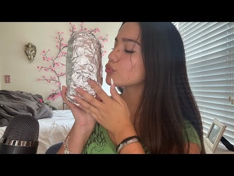 Chit Chat And Eat With Me ASMR Style 