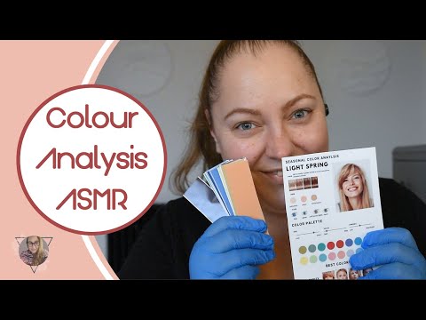 * ASMR * Skin Color Analysis / Light Triggers / Skin exam / Four Seasons Analysis / Unintentional