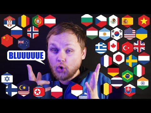 ASMR Whispering "Blue" in 30+ Different Languages 💙