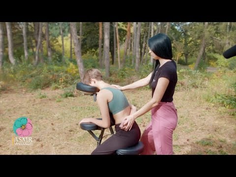 Warm ASMR Chair Massage Experience