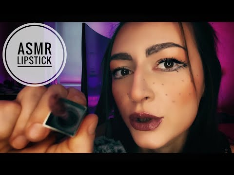 ASMR lipstick  💄sticky sounds 💋 #asmr #stickysounds #lipstick #mouthsounds