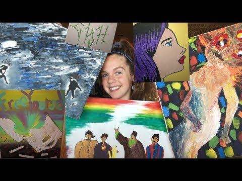 ASMR Explaining My Art Work