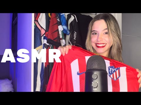 ASMR MOSTRANDO MINHAS CAMISAS DE TIMES 🩷