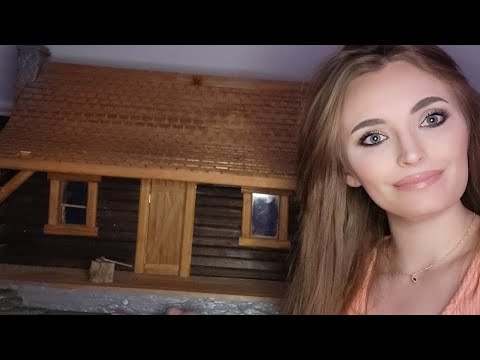 ASMR Doll House Log Cabin Tour 🪵🏠