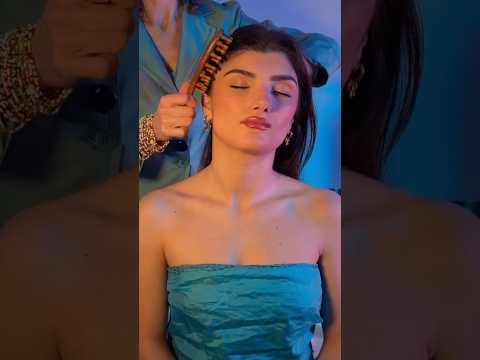 ASMR Massaggio Meridiani della Testa #scalpmassage #brushinghair #realpersonasmr