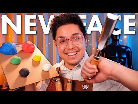 Sculpting Your Face from Clay | Friendly ASMR Roleplay