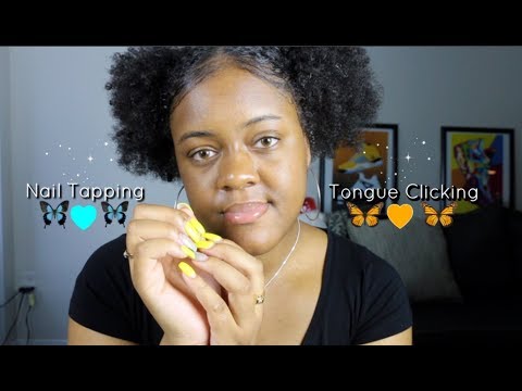 ASMR | Fast Nail Tapping & Tongue Clicking | Brain Melting ~