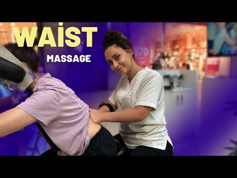 ASMR MASSAGE SEDEF - FEMALE MASSAGE (neck + waist + arm )