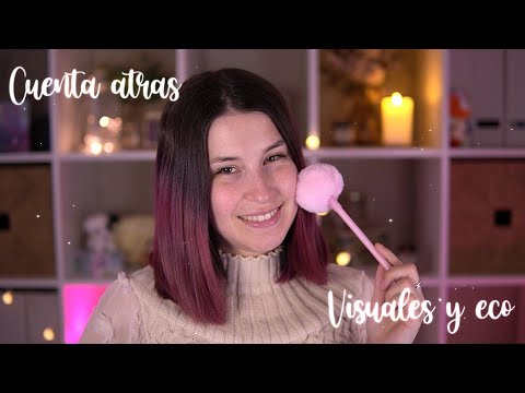 ASMR | Cuenta atrás con visuales relajantes y eco | BlueYeti