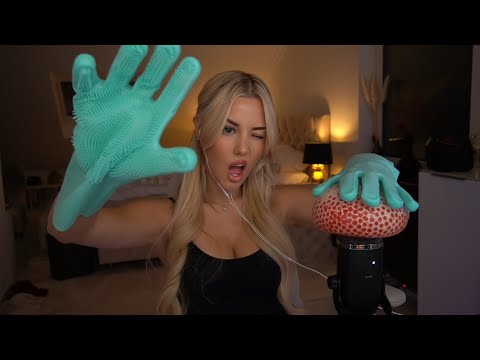 ASMR RANDOM TRIGGERS ( SCRATCHING; GLOVE SOUNDS)