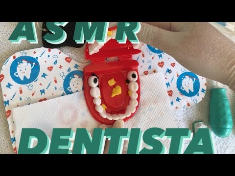 ASMR | ROLEPLAY DENTISTA 🦷 🪥 LIMPEZA COMPLETA 🦷