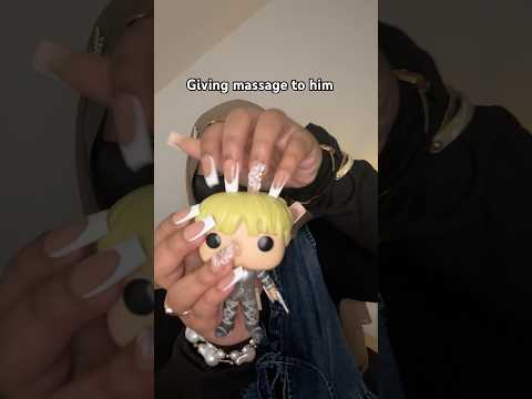 Giving massage to my baby’s toy #asmrsounds #asmrmassage