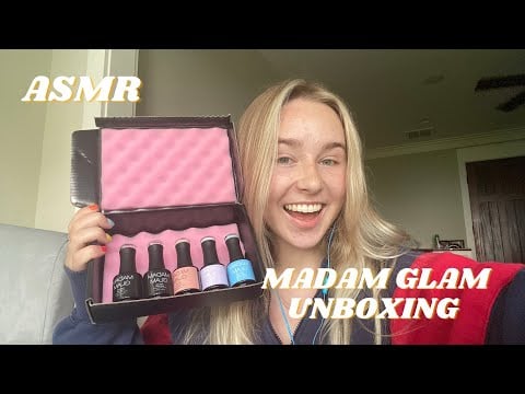 ASMR | MADAM GLAM UNBOXING