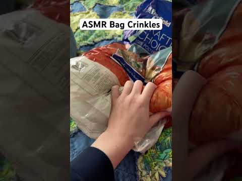 ASMR Batting Bag Crinkling #asmr #crinkly #craft