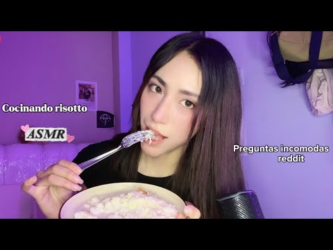 Preguntas incomodas😳-cocinando a las 3:00am ☠️-ASMR