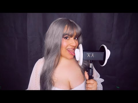 ASMR E-girl Ear Licking | Intense, Close Up Ear Noms