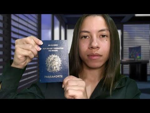 ASMR ROLEPLAY FAZENDO SEU PASSAPORTE 🛂