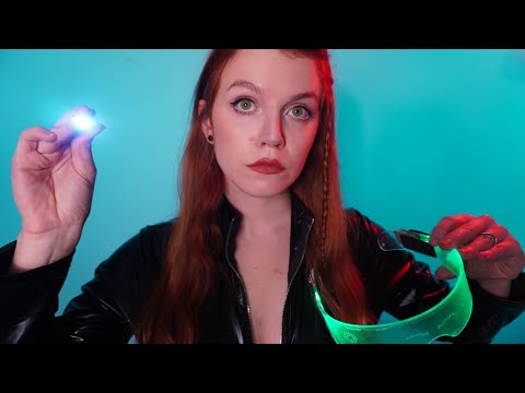 ASMR BLACK WIDOW DOES A CRANIAL NERVE EXAM ON HULK