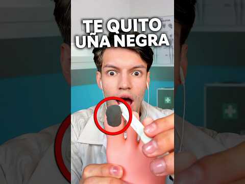 TE QUITO LA UÑA NEGRA DE TU PIE #asmr #shorts #asmrsounds #comedia