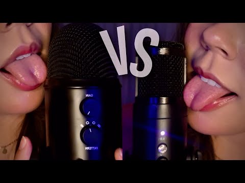 ASMR SONS DE BOCA COM A LÍNGUA-QUAL MIC VOCÊ PREFERE?