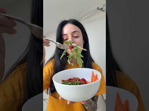 What I ate for lunch yesterday 🥗🍳 #asmr #asmrcooking #whatieatinaday