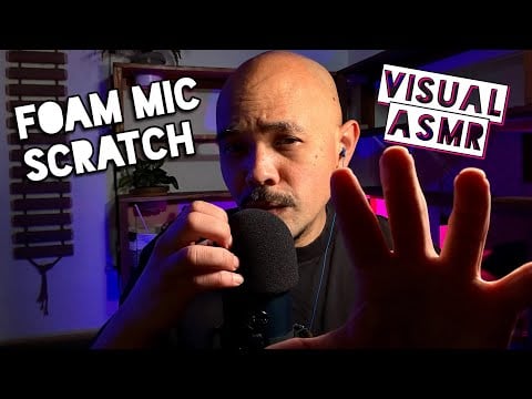 Visual triggers and deep foam cover scratching will send you to tingle town 🫠 Whispered ASMR 