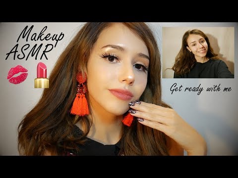 ASMR Makeup Tutorial Makeover 💄 - before and after (whispering, tapping, sounds)