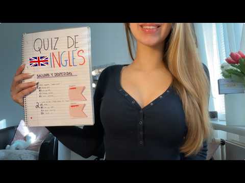 asmr quiz de inglés 🇬🇧 (asmr in spanish 🇪🇸)