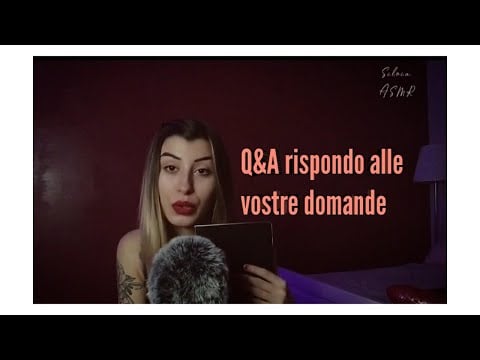 🇮🇹ASMR ITA• Q&A RISPONDO ALLE VOSTRE DOMANDE 💬, *whispering intenso* #asmrita #Q&A