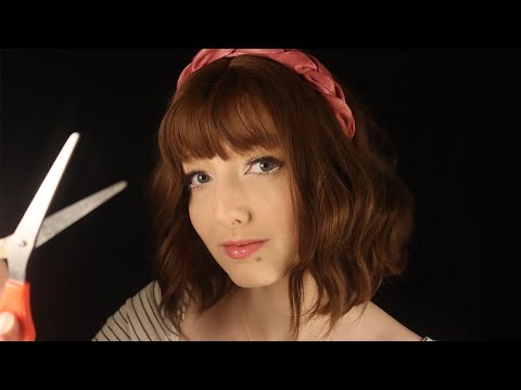 ASMR Relaxing Haircut ✂️ (Scissors, Brushing, Spray Bottle) Layered Sounds