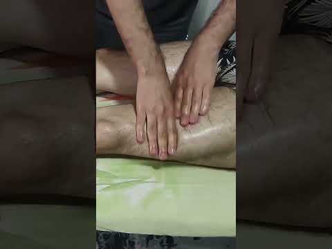 VERY RELAXING FRONT LEG ENERGY MASSAGE THERAPY #massage #satisfying #relaxing #asmr #shorts  #relax