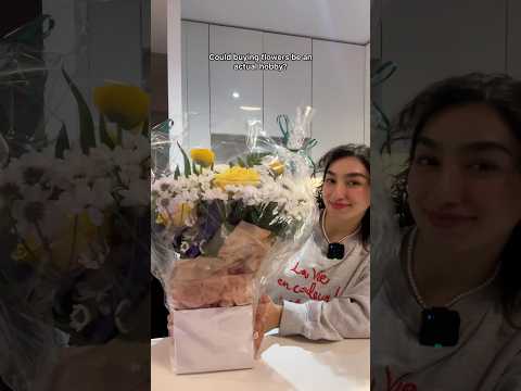ASMR unboxing my flowers 💐  #asmr #asmrtingles