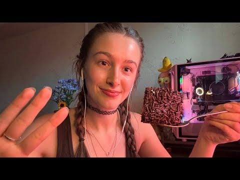 2k asmr celebration!! (and a dessert mukbang)