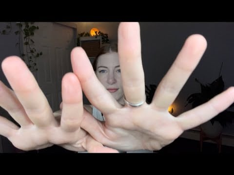 Asmr soothing hand movements & whispers #shorts