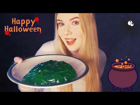 HALLOWEEN ASMR🎃 *Eating A Zombie Brain & Chatting*🧠