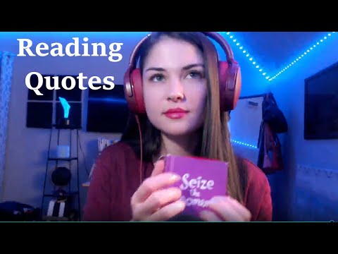 ASMR [Reading Quotes] | Whispered