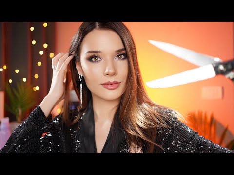 ASMR Unique Haircut Experience (Hair Cut, Scalp Massage, Close Up Hair Cutting) - Roleplay