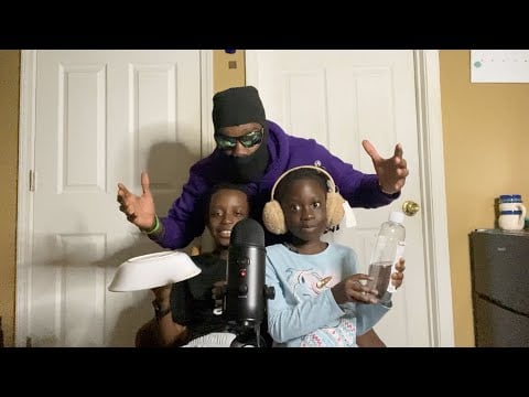 My LITTLE siblings Tried ASMR for the First Time...