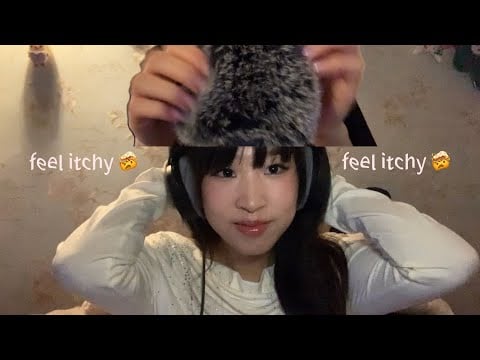 ASMR mic scratching | put myself to sleep😴