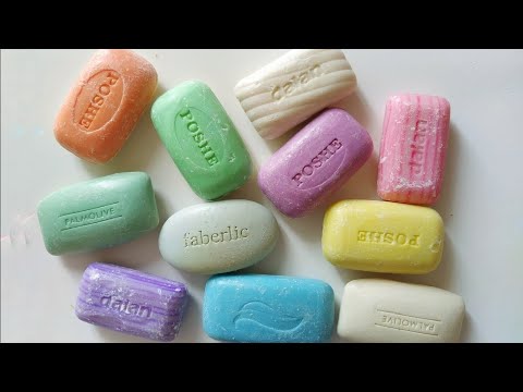 Dry Soap carving ASMR\ relaxing sounds\ No talking. Satisfying ASMR video\ Cutting soap