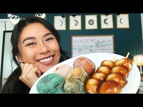 ASMR Eating Mochi (sticky eating sounds)✨