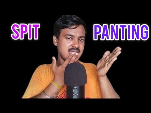 ASMR | Spit Painting Your Face ( mouth sounds, whispered, personal attention, hand movements)