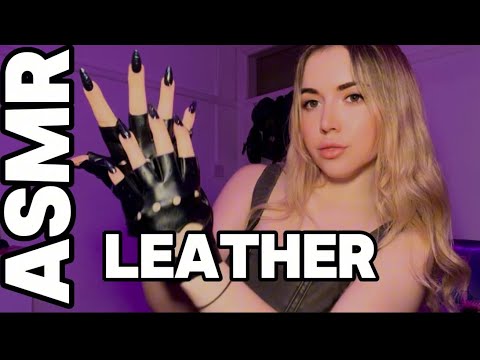 Leather ASMR | FULL Leather Outfit & Tingles ✨