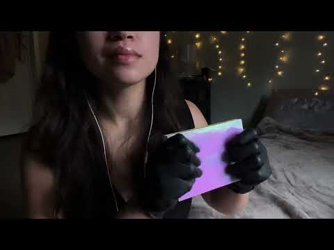 Relaxing Hand Movements & Mic Sounds ASMR (Gloves/No Talking)