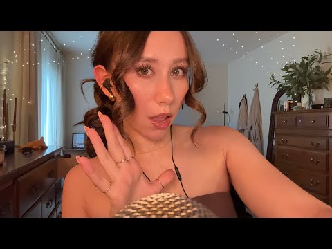 ASMR | Touching Your Face (Hand Sounds and Mouth Sounds)