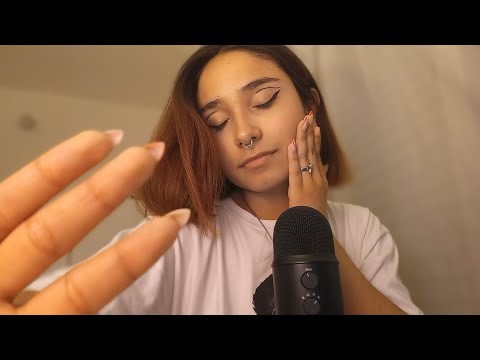 ASMR T0CANDO MI CARA Y TU CARA ultra relajante 😴