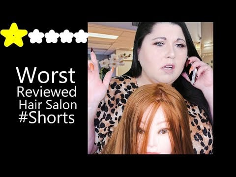 ASMR Worst Reviewed Hair Salon Roleplay (Haircut) #Shorts