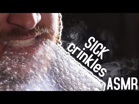 Crinkliest Sickest ASMR - bit of whispering -